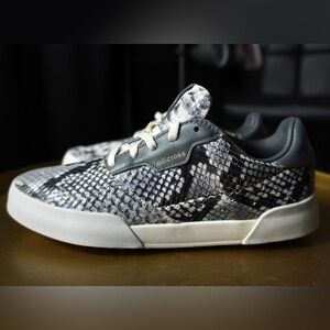 Adidas Gray and White Sneakers